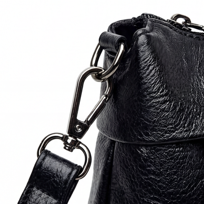 Soft Leather Crossbody With 3 Compartments