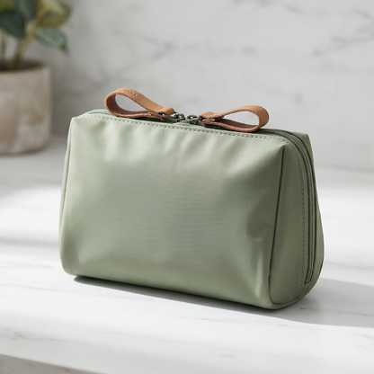 Double Zipper Makeup Bag for Travel