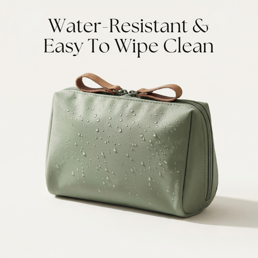 Double Zipper Makeup Bag for Travel