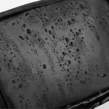 Dual-Layer Toiletry Bag with Wide Opening