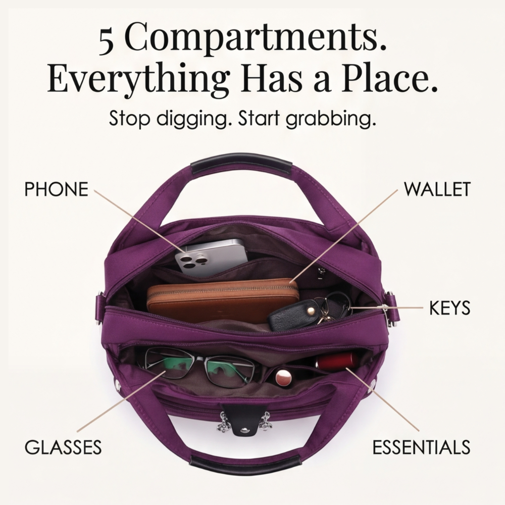 Multi Pocket Crossbody Bag