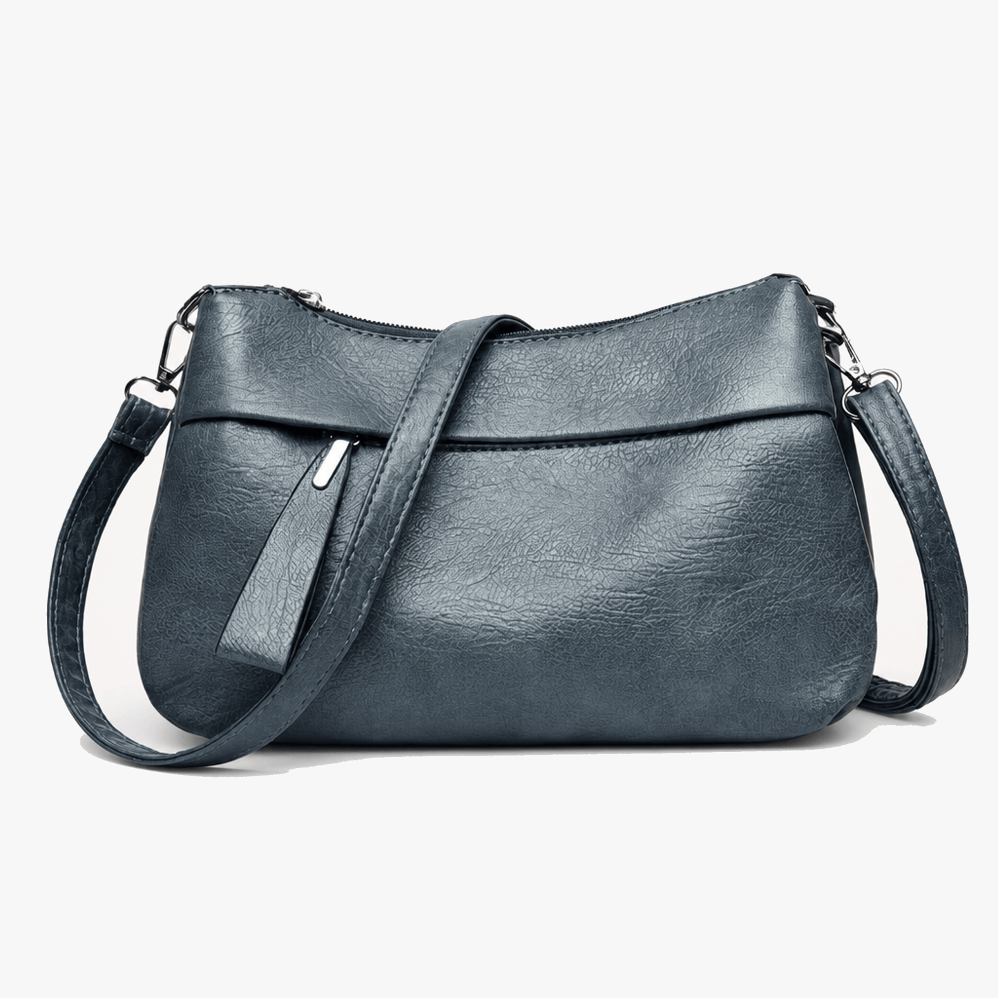 Soft Leather Crossbody With 3 Compartments