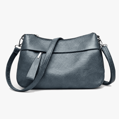 Soft Leather Crossbody With 3 Compartments