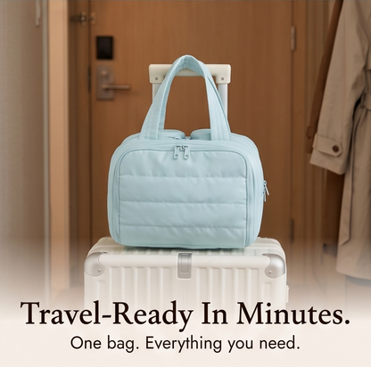 Wide-Mouth Toiletry Bag