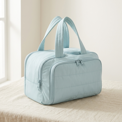 Wide-Mouth Toiletry Bag