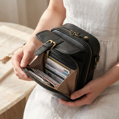 Organized Crossbody Bag with Card Slots