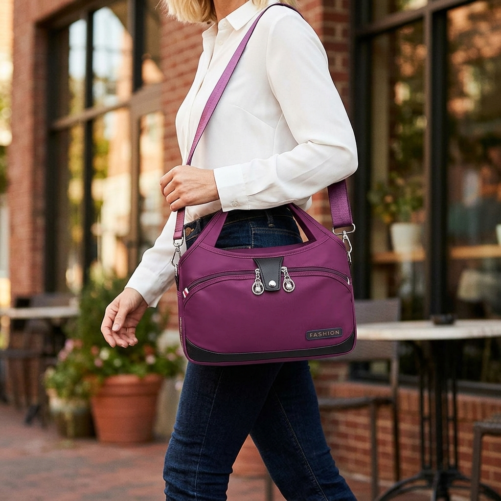 Waterproof 10 pocket crossbody bag