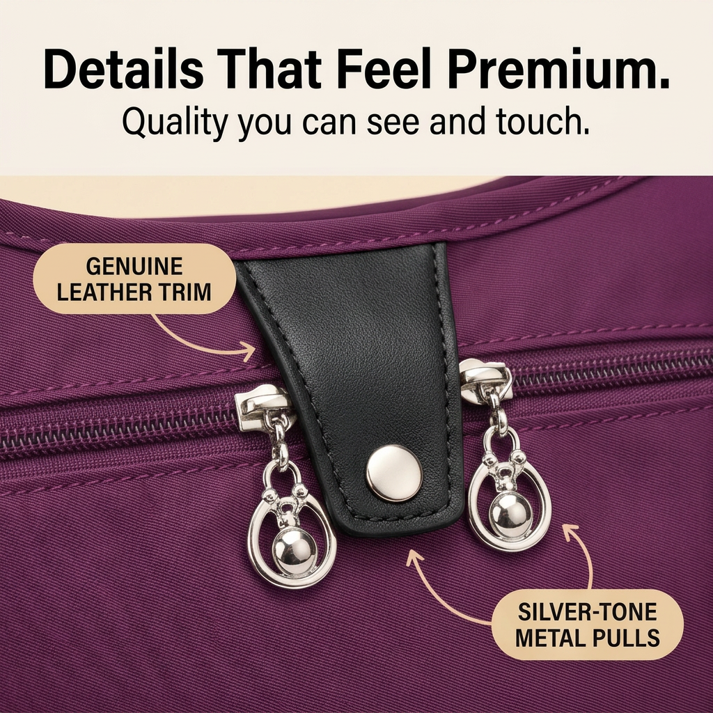 Waterproof 10 pocket crossbody bag
