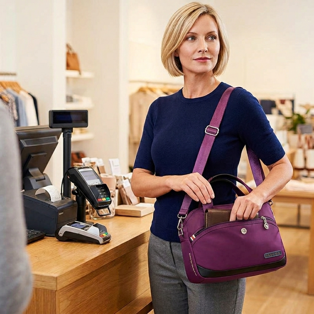 Waterproof 10 pocket crossbody bag