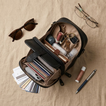 Organized Crossbody Bag with Card Slots