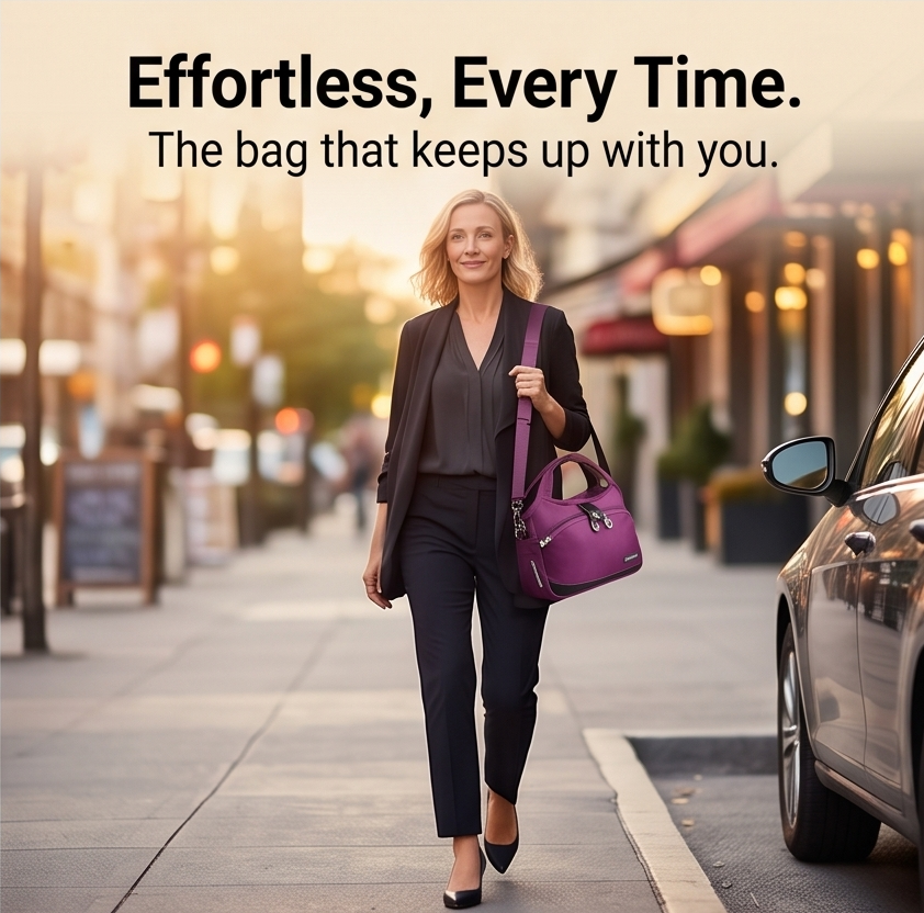 Waterproof 10 pocket crossbody bag